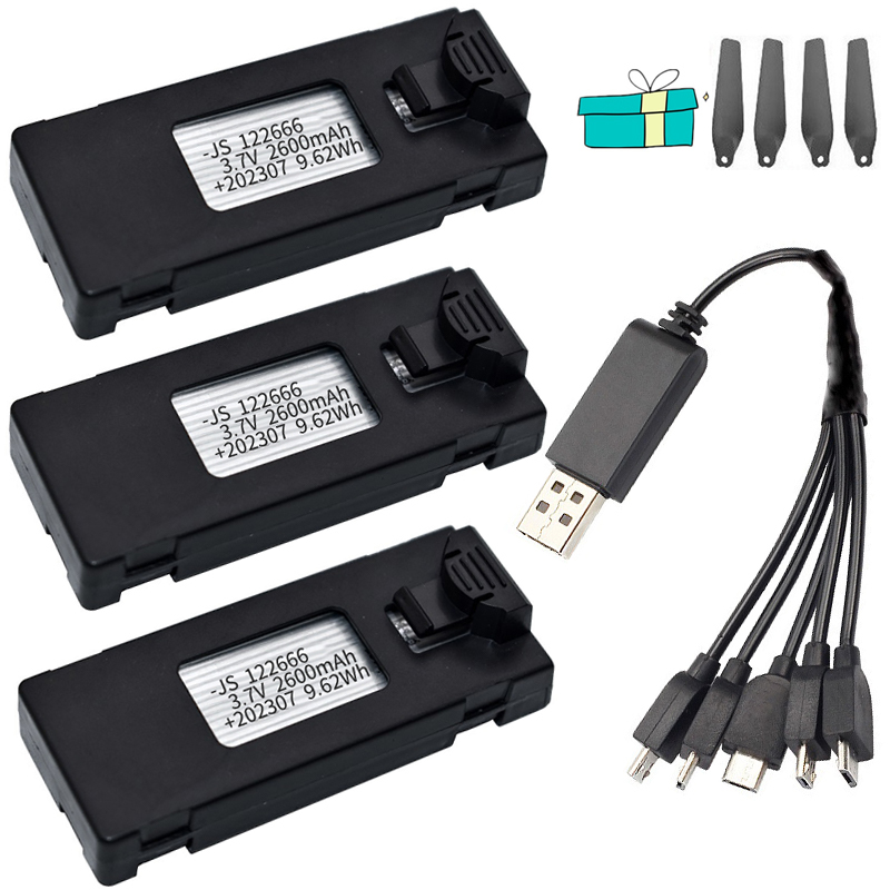 Eachine Drone E58 - 3.7V 2600Mah Drone Batteria RC Caricatore
