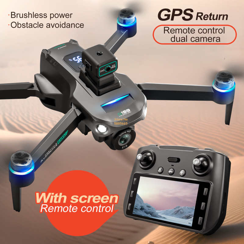 Drone Controller Screen - 8K Doppia Fotocamera 5G WIFI FPV