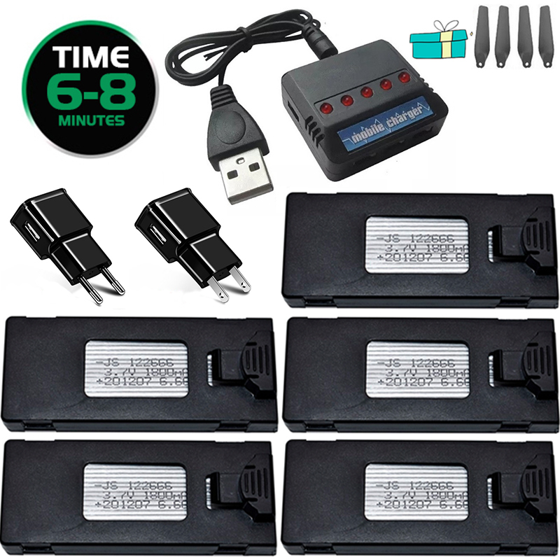 Eachine Drone E58 - Per batteria E88 batteria ricaricabile 3.7V