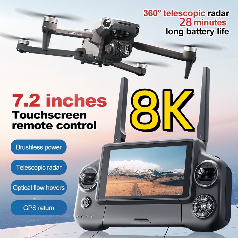 Drone RC con Gimbal a 3 Assi 8 - Drone Controller Screen recensione e prezzo