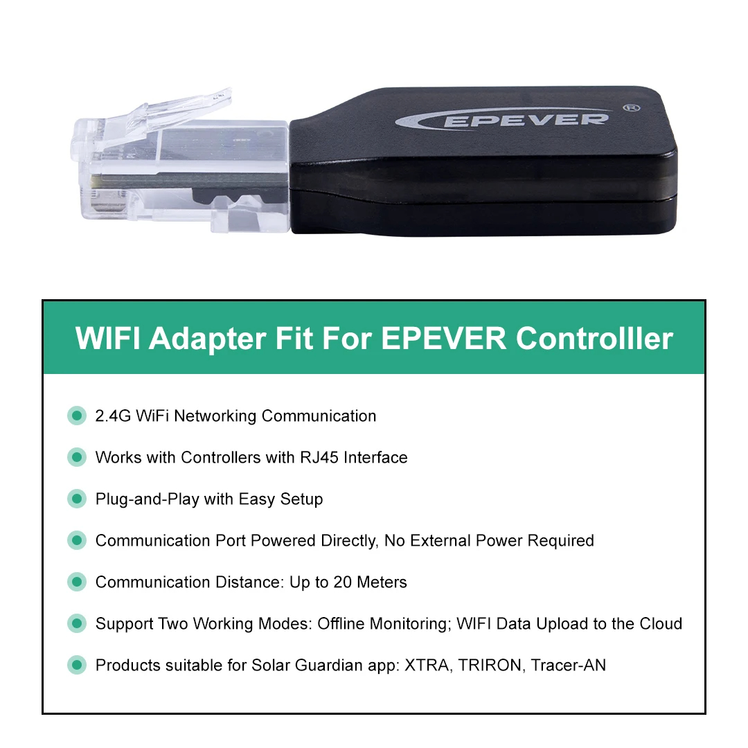 EPEVER WiFi 2.4G RJ45 D WIFI B - Drone Solar Charger recensione e prezzo